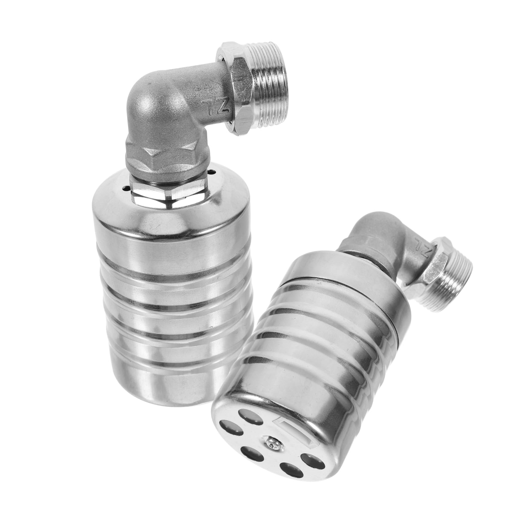 CIYODO 2 Set Stainless Steel Pool Float Valve Assembly Auto Water Leveler for Pool Tank Fountain