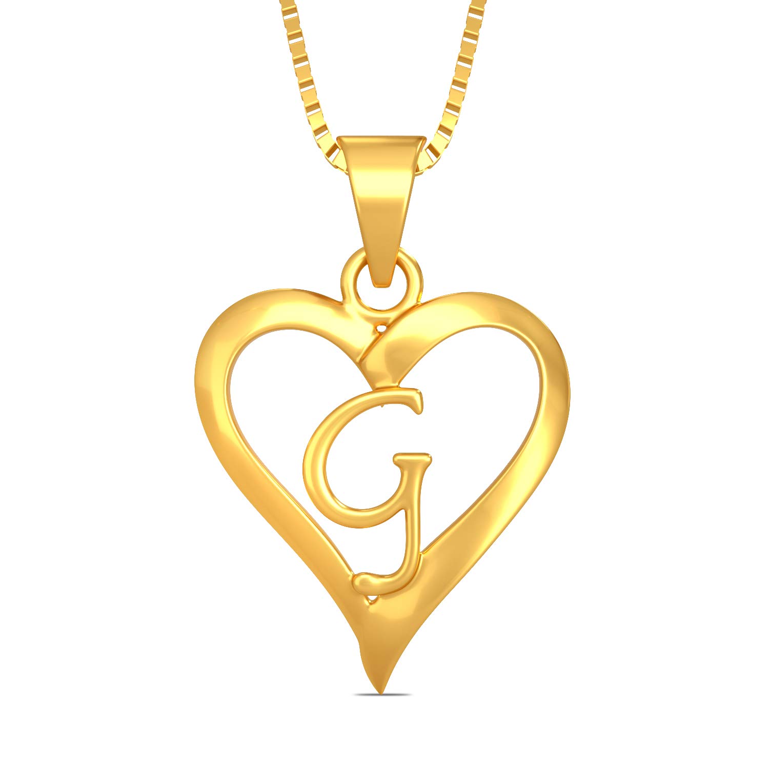 joyalukkas 22KT Yellow Gold Pendant for Girls-picture-21