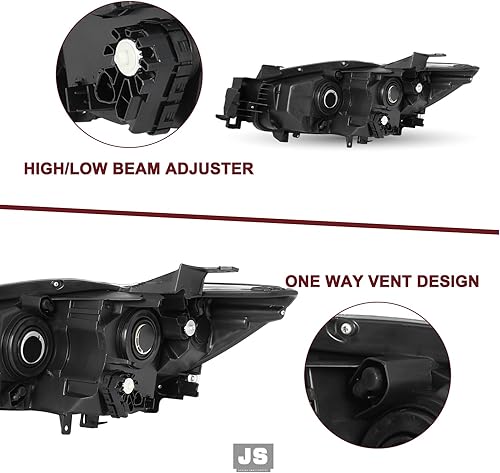 Miniatura 5 de JSBOYAT Reemplazo del conjunto de faros delanteros para Mazda CX-5 2013-2016 Factory Halogen Projector Faro delantero lado del pasajero y del
