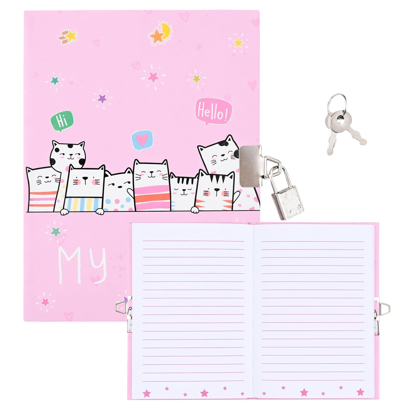 Meralo Secret Diary for Girls with Lock