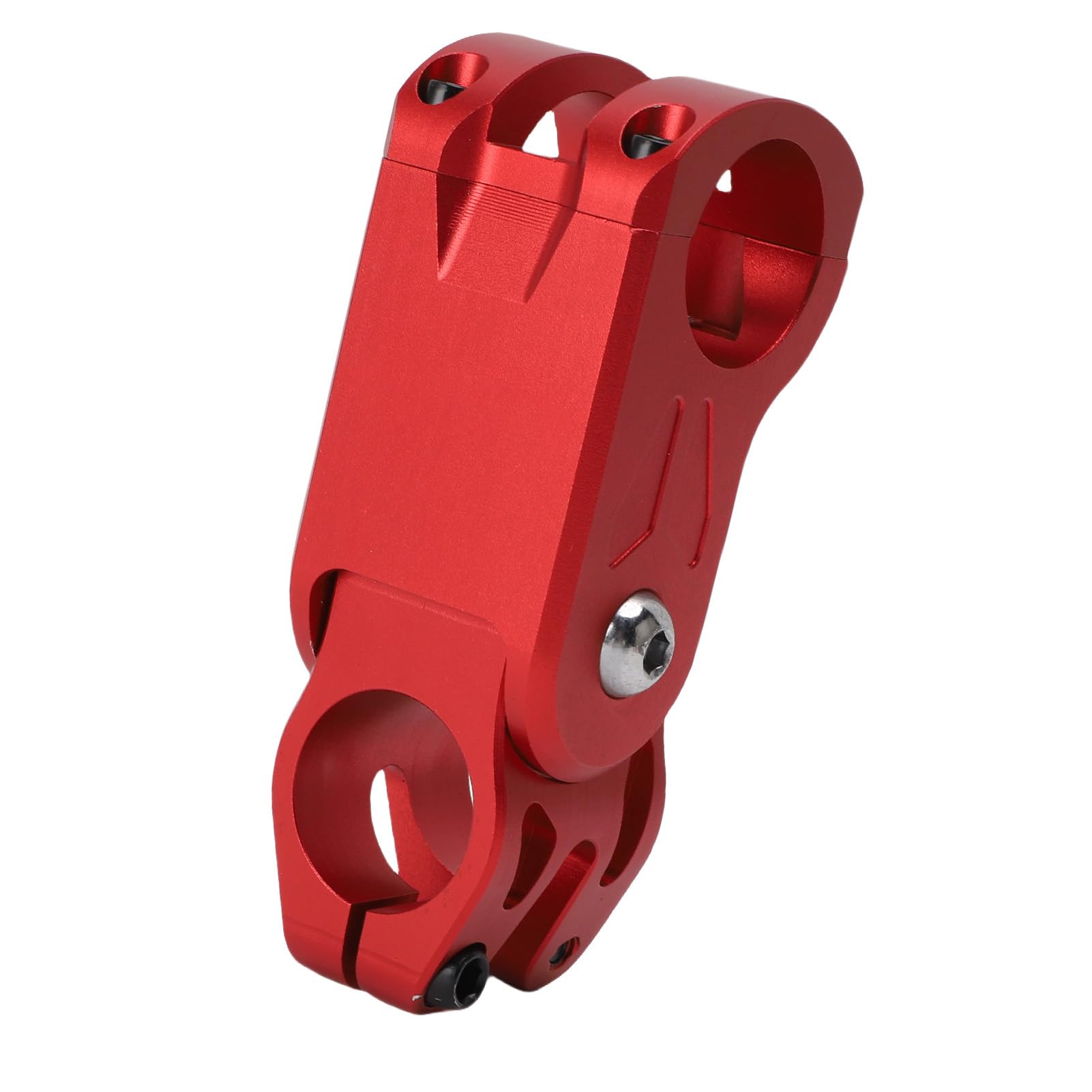 KIMISS Wspornik Rowerowy ze Stopu Aluminium – Amortyzująca Kierownica do Rowerów Górskich i Szosowych, Stylowy Czerwony Design