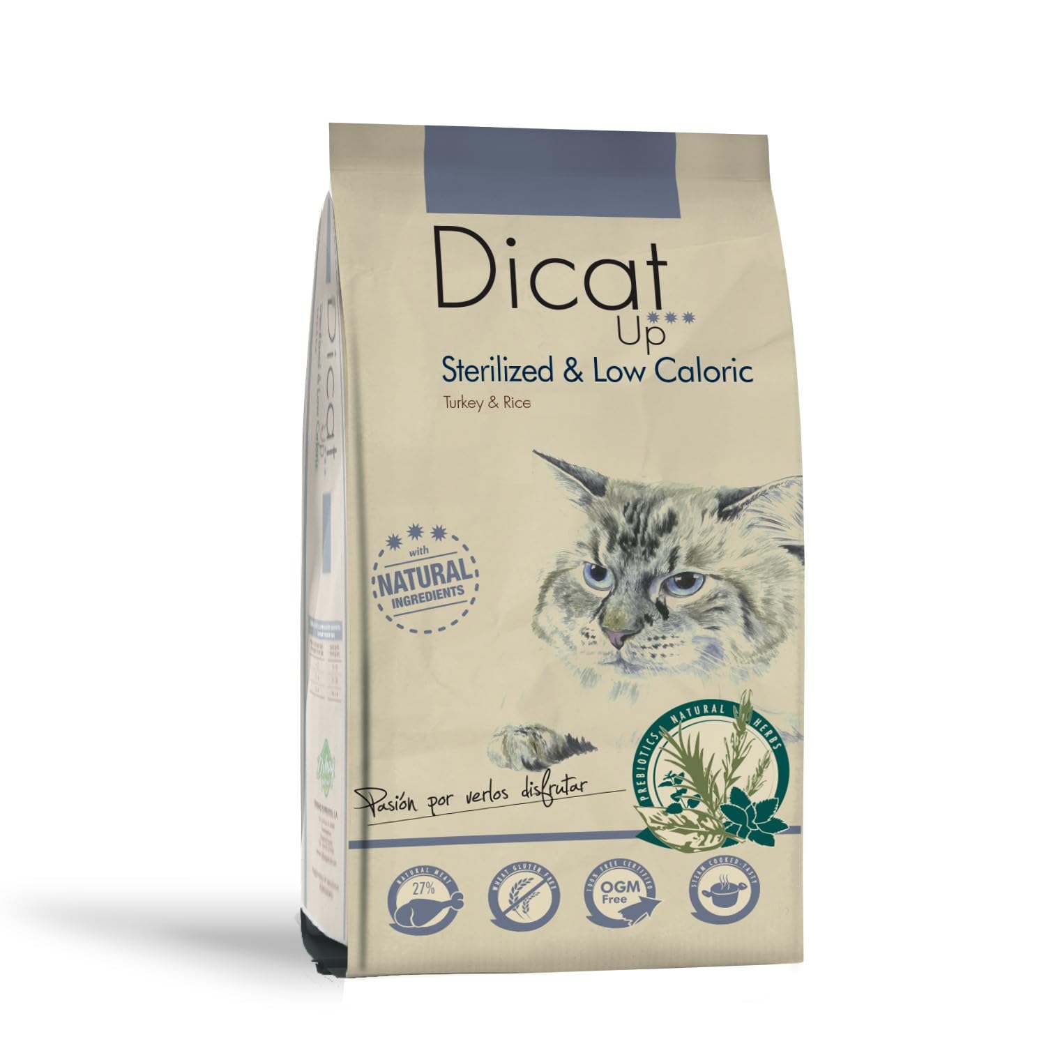 Dicat Up Esterilizado y bajo en calorías, 14 kg