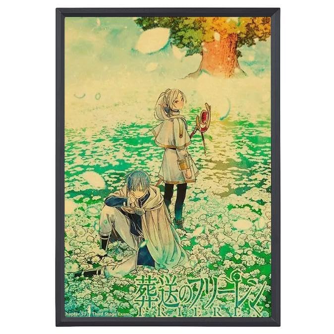 Amazon.co.jp: 漫画 アニメ ポスター 葬送のフリーレン ヒンメル 額付