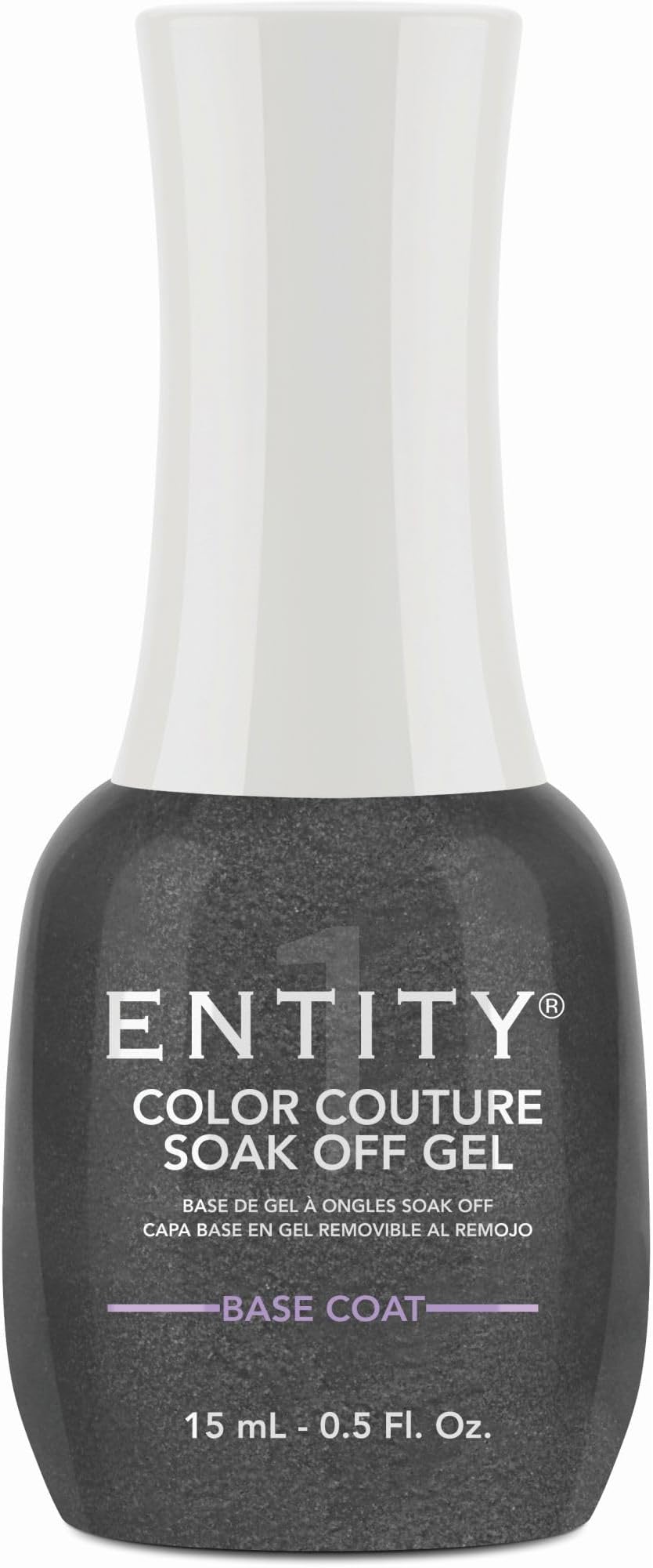 Entity 1 One Color Couture Soak Off Gel Polish Base Coat 0.5 Oz