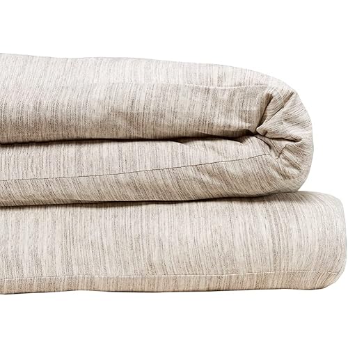 Calvin Klein Modern Cotton STRATA Bedding, Queen Duvet, Sandwash
