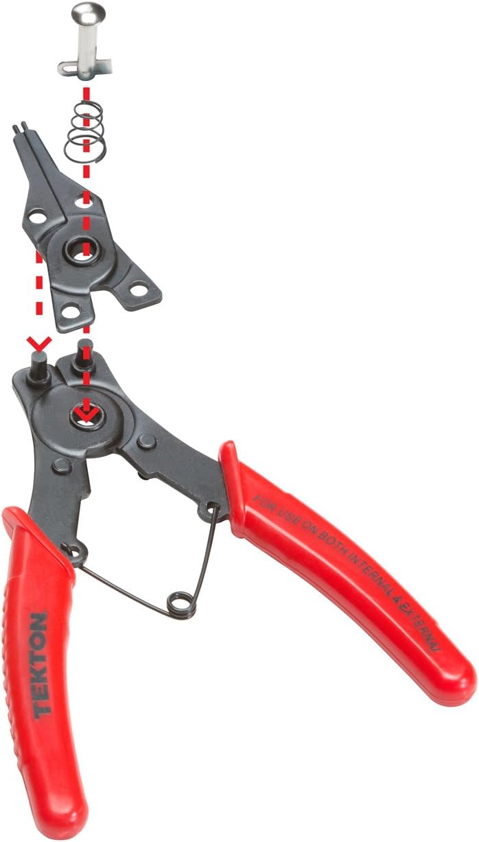 TEKTON 3578 8-in-1 Universal Snap Ring Pliers Set