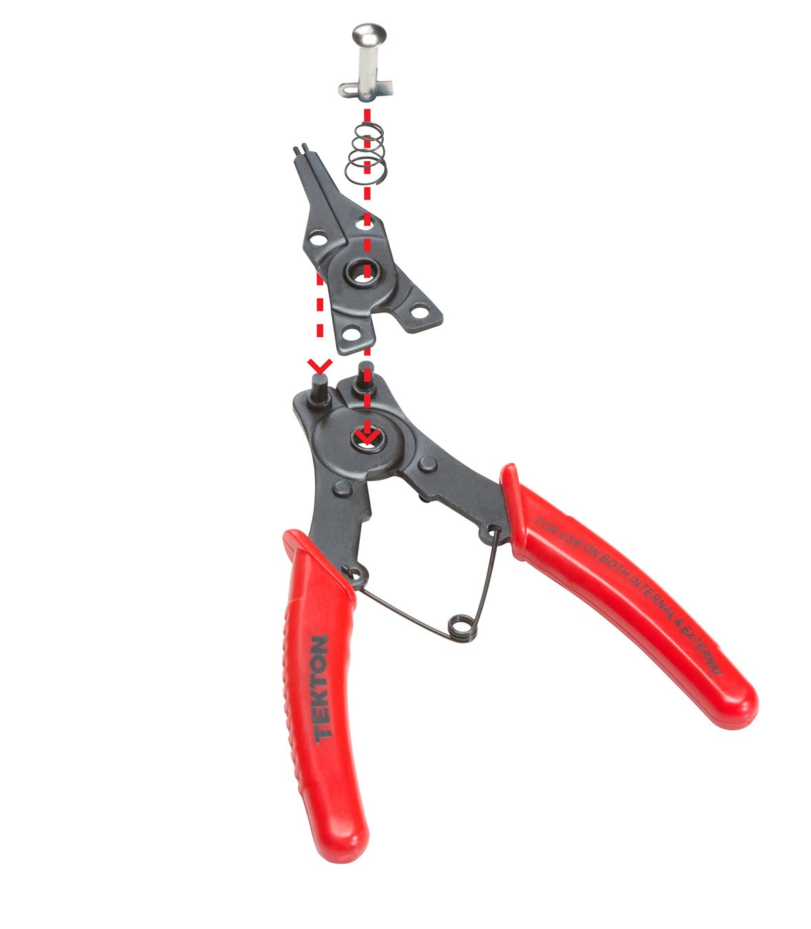 TEKTON 3578 8 w 1 uniwersalny zestaw szczypiec do pierścieni zatrzaskowych