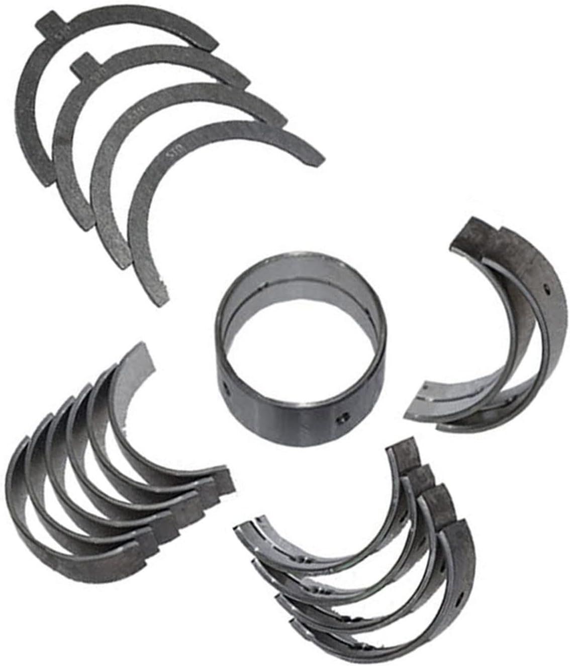 1 Set STD Main Bearing Con Rod Bearing Thrust Washer Compatible with Yanmar 3TNA66 Engine Replacement parts