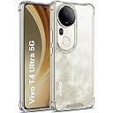 TheGiftKart Crystal Clear Back Cover Case for Vivo T4 Ultra 5G | 360 Degree Protection | Shock Proof Design | Transparent Back Cover Case (PC & TPU, Transparent Bumper) gallery image