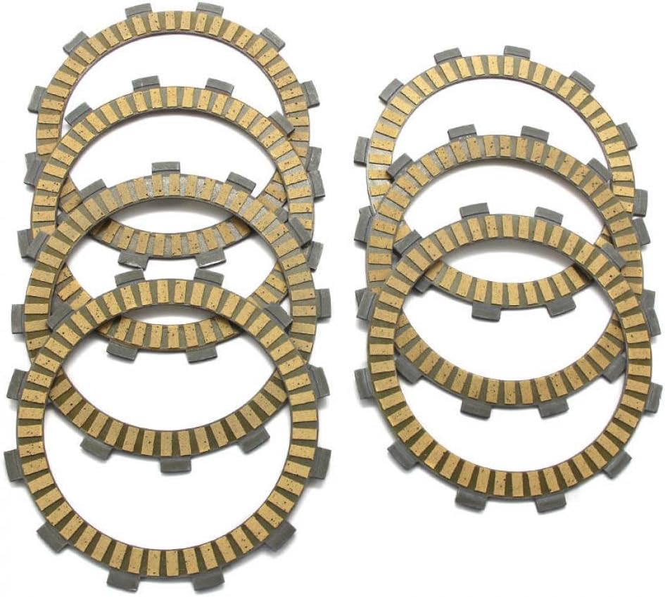 Motorcycle Clutch Friction Disc Plate Kit Compatible With XS650 1975 To 1979 YZF R1 1998 To 2003 OEM Replacement 341-16321-13 7