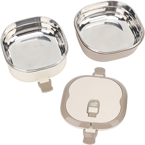 Miniatura 9 de Contenedor de alimentos aislado, lonchera térmica aislada, caja térmica de acero inoxidable con diseño sellado a prueba de fugas, apto para