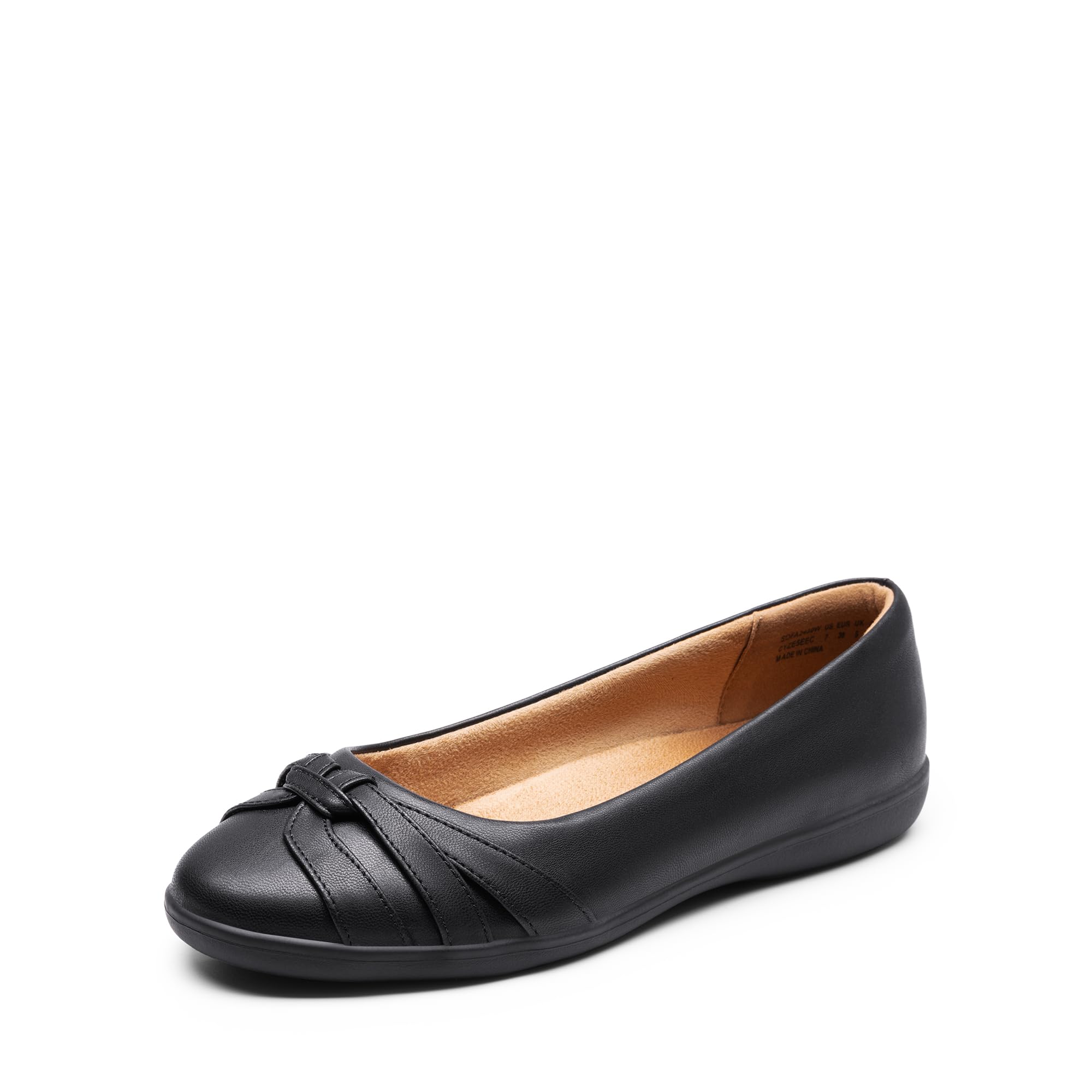 Dream Pairs Women's Comfortable Ballet Flats, Round Toe Arch Support Slip-On Office Shoes