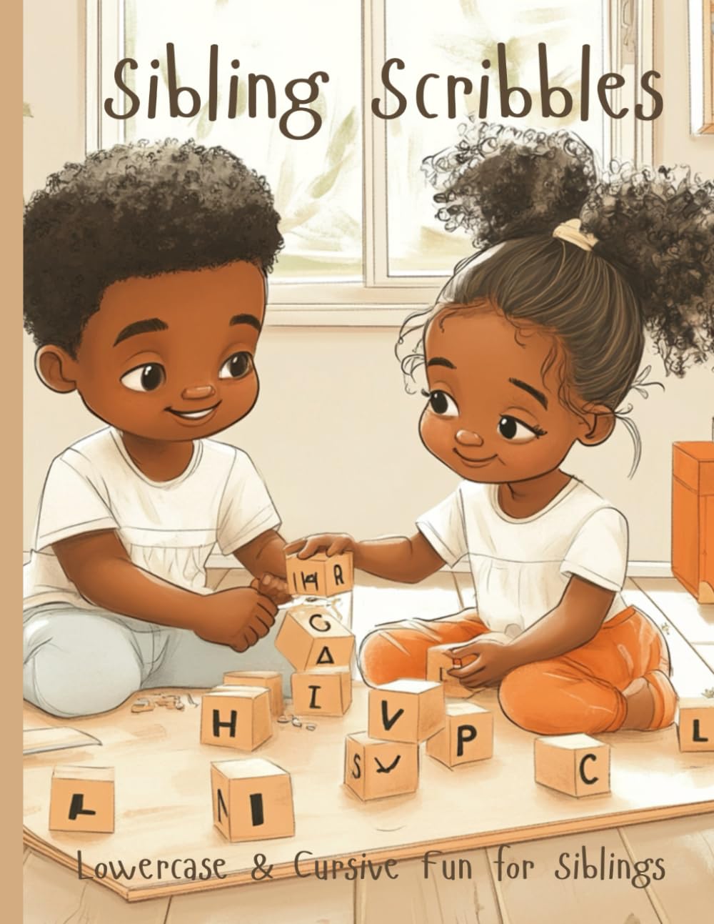 Sibling Scribbles: Lowercase & Cursive Fun for Siblings