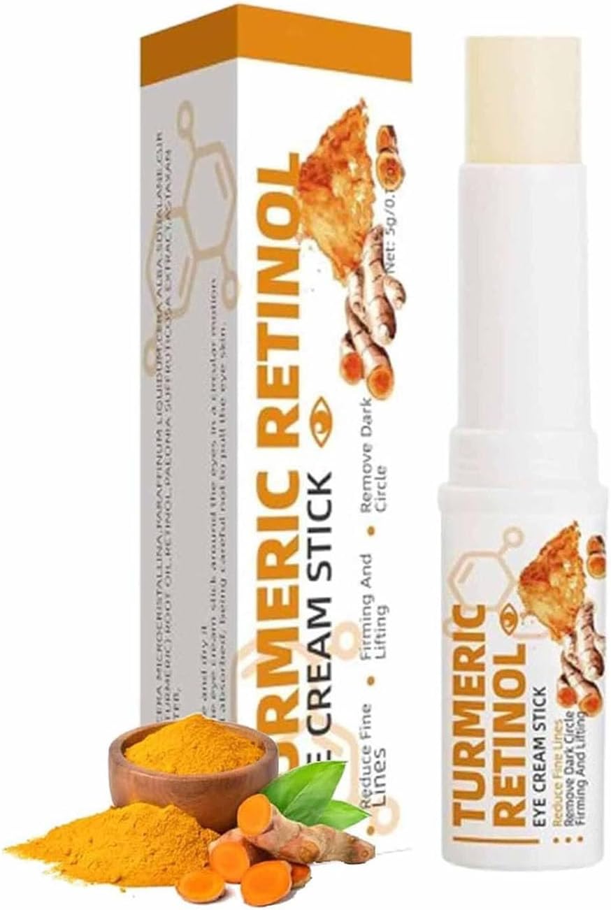 Lumistick for Eye Bags, Lumistick, Turmeric Retinol Eye Stick, Eye Cream Stick, Lumistick Eye Turmeric Retinol, Eye Balm Stick Hydrating, Moisturizing Eye Balm Stick, Anti Aging Under Eye Cream (1pcs)
