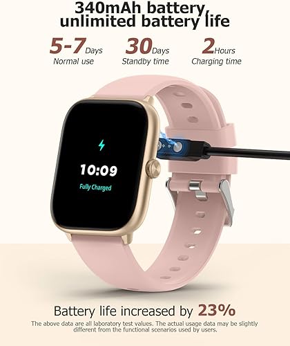 Vista 7 de Smart Watches for Women with Blood Pressure, 2.06" AMOLED Display, 118 Sports Modes, Fitness Tracker, Heart Rate/SpO2/Sleep/Stress Monitor, IP68