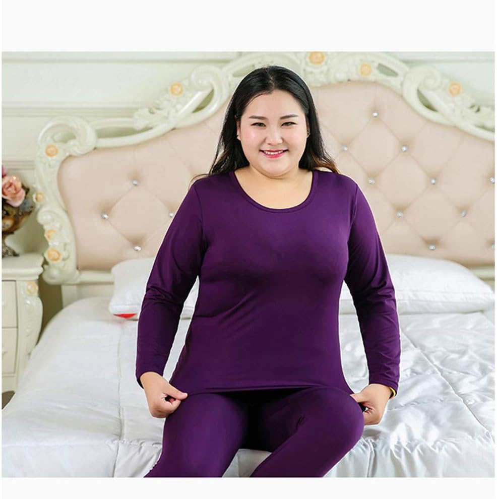 Cozylkx Women Winter Warm Thermal Underwear Set Plus Size Velvet Layered Long Johns Set : Clothing, Shoes & Jewelry