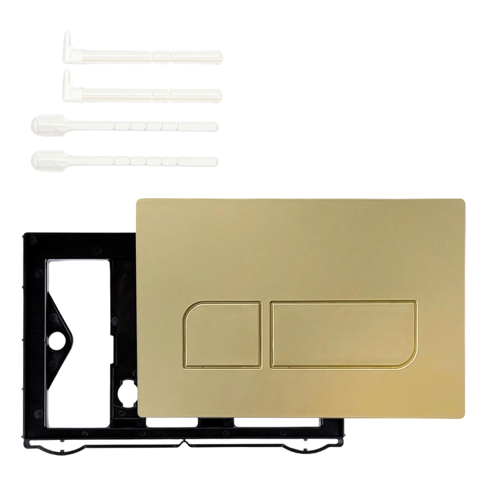 Elnwnnkc Gold Bathroom Accessories Flushing Board For Concealed Water Tanks Double Plate Up300 Up320 Wall Mounted Tanks Flush Panel Replacement