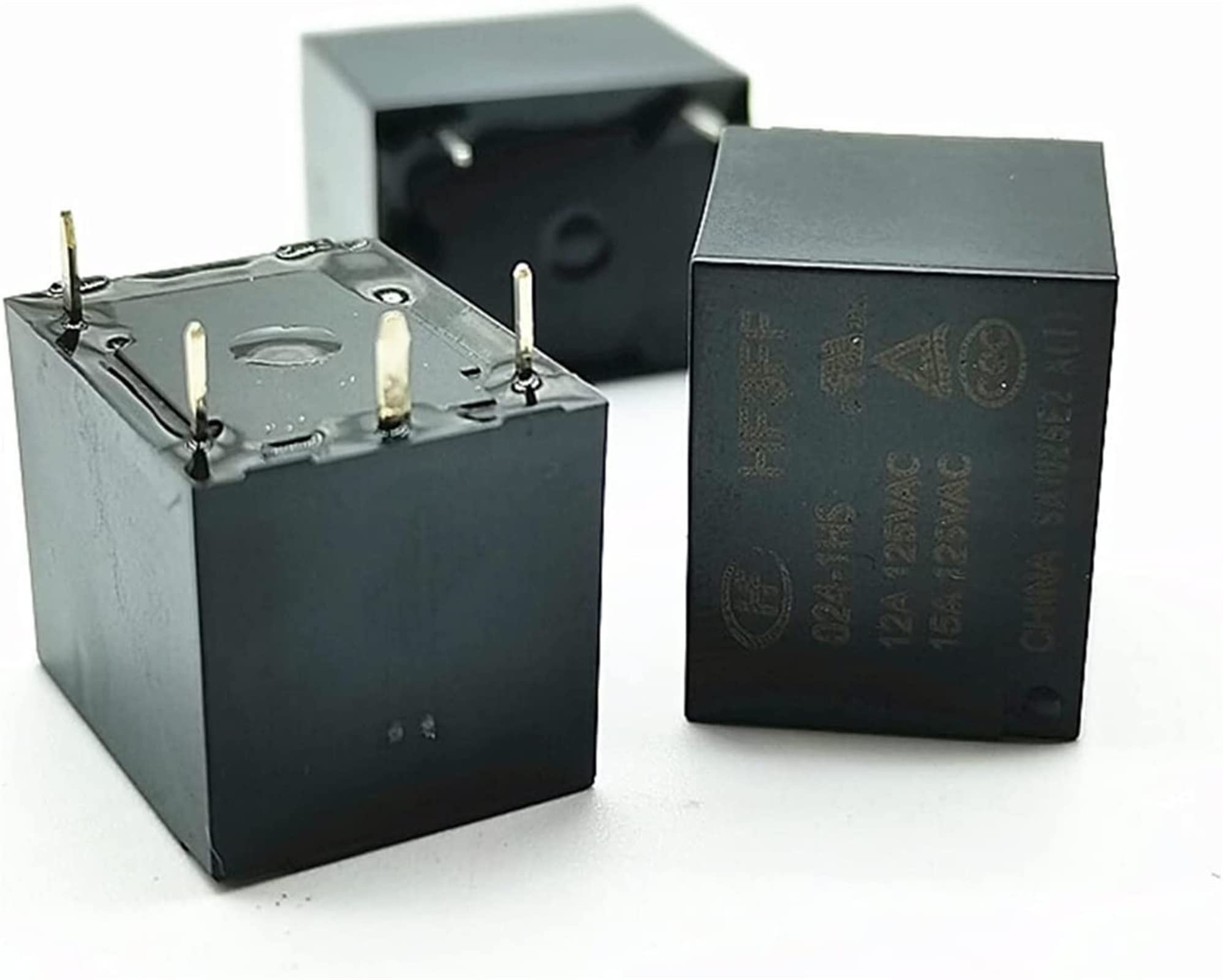 AQHYEBNSR Relay 5PCS Hf-jqc-3ff-5 005 9 009 12 012 24 024 VDC - 1zs 1hs DIY Circuit Board, Time(JQC-3FF-009-1HS-4PIN)