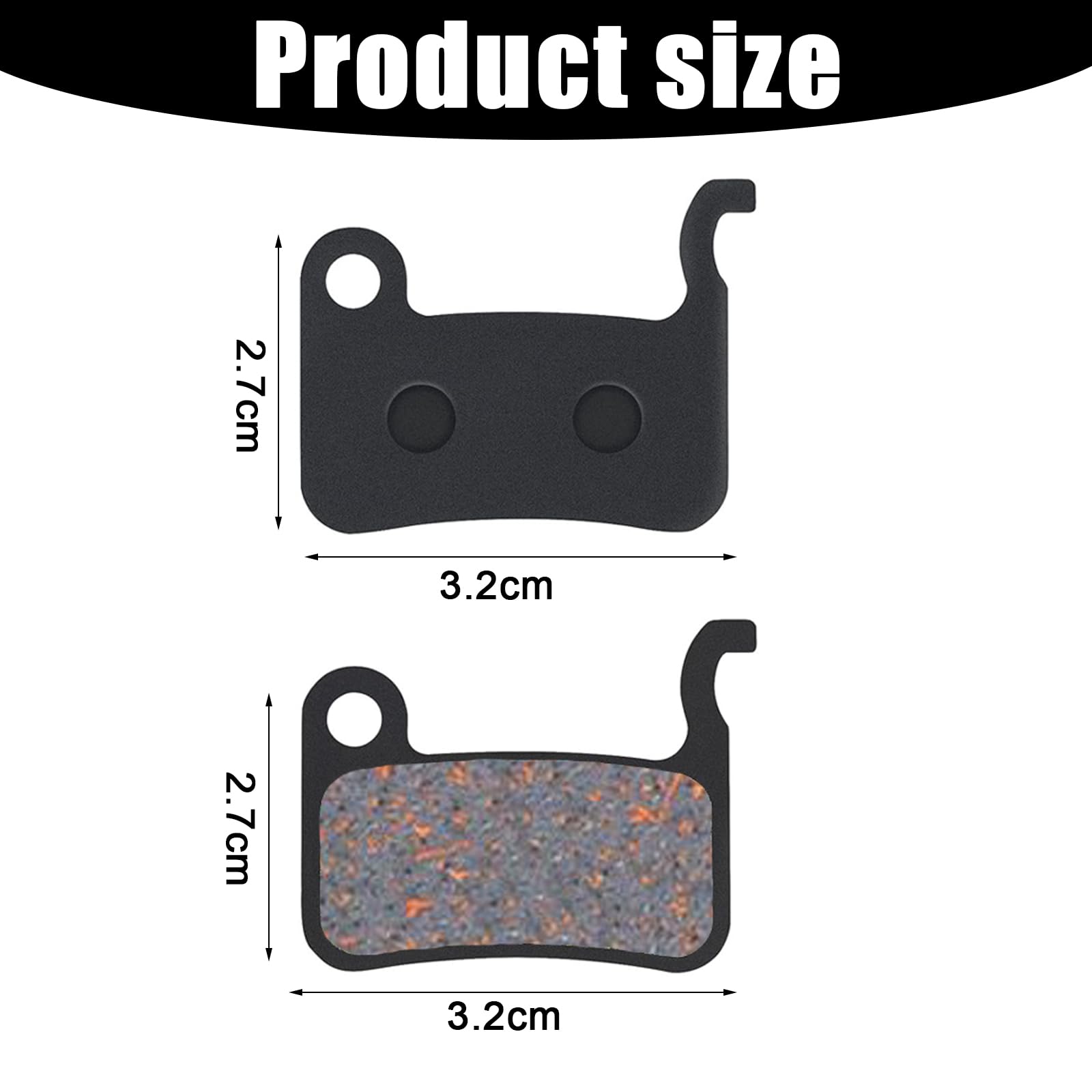 4 paia di pastiglie freno in resina per freni a disco per bicicletta Shimano Deore XT XTR LX SLX Hone Alfine Saint