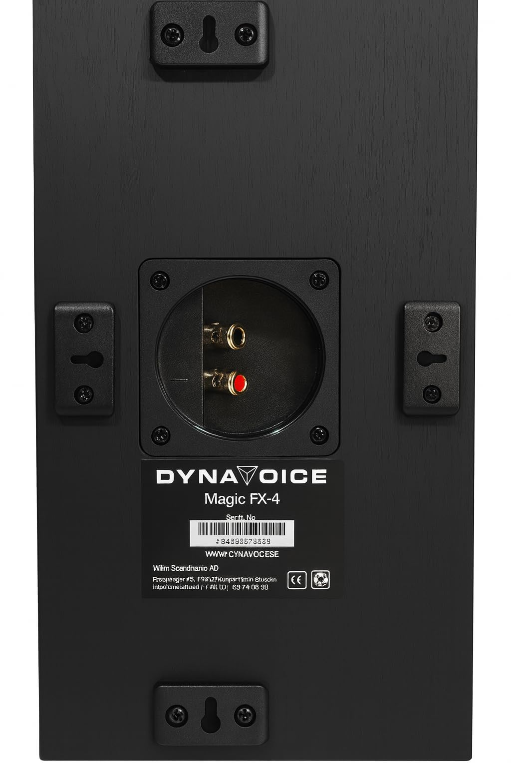 Dynavoice Magic FX-4 Noir – Enceintes Surround Home Cinéma (Paire), Enceintes Murales/Plafond, Compatibles avec Dolby Atmos.