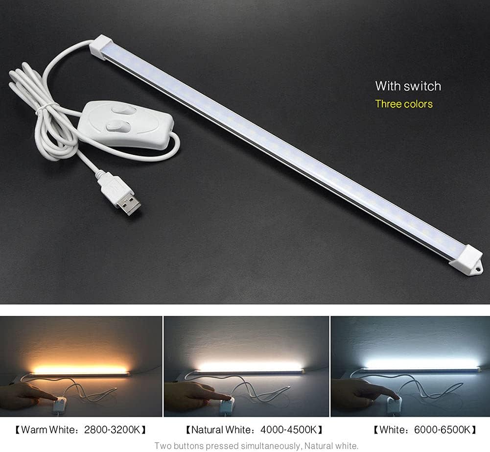 2pcs Dimmable Under Lighting LED Bar Light, Under Counter