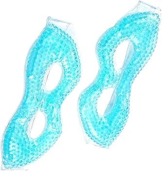 Amazon.co.jp: 【2個入り】 温冷法 冷却 温熱 アイマスク 二枚入り