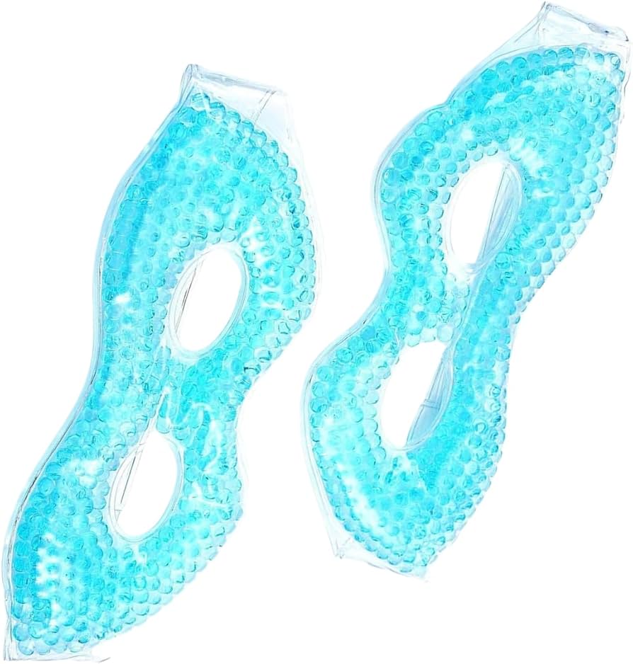 Amazon.co.jp: 【2個入り】 温冷法 冷却 温熱 アイマスク 二枚入り