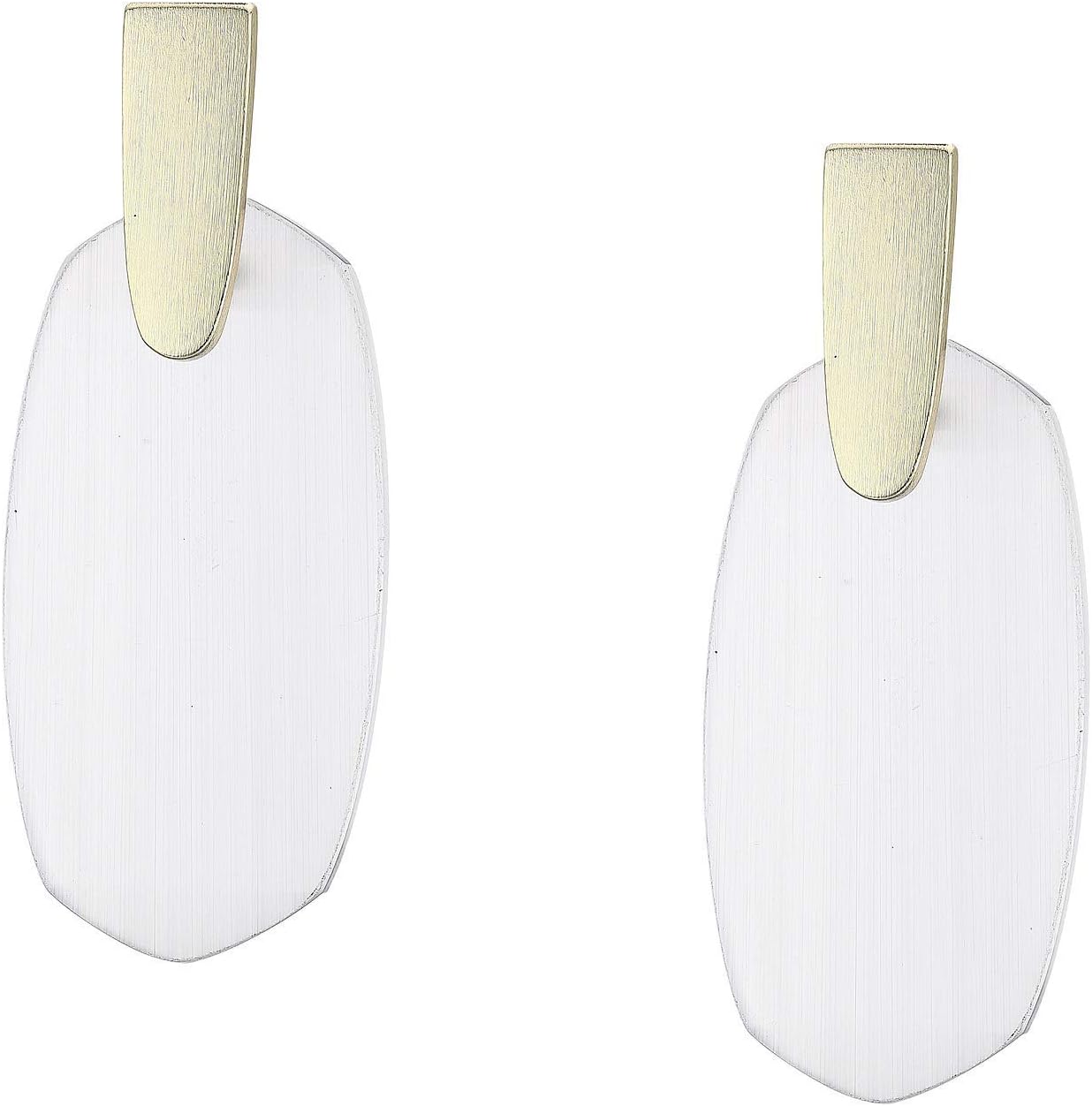 Kendra Scott Aragon Earrings Gold/Slate Cats Eye One Size