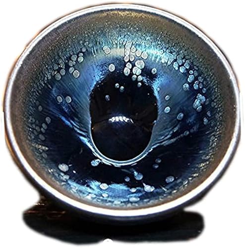 茶碗 抹茶碗 手作り 窯作 窯変 曜変 建盞 和食器 酒器 料亭 (A)