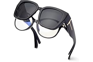 Polarized Sunglasses Over Glasses Women Fit Over Glasses - Stylish and Protective...
