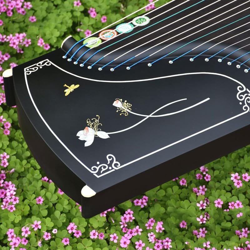 JITEM Guzheng, Traditional Chinese 21-String Instrument, Handmade Solid Wood Performance-Grade Guzheng, Suitable for Beginners and Professionals(Color:2)