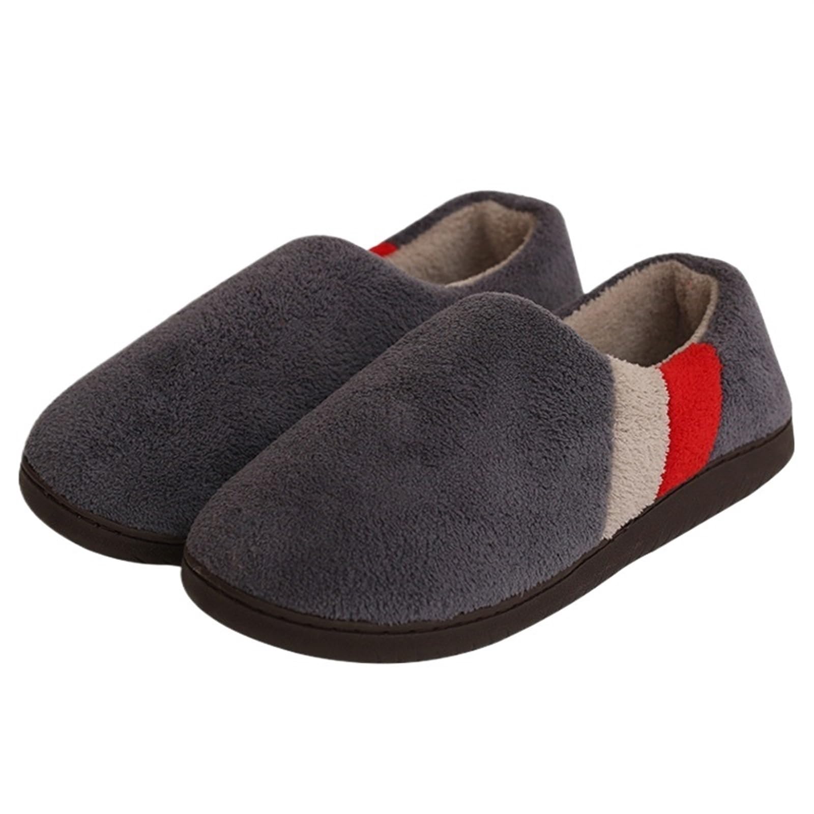 Pantofole Bambina invernali Pantofole da uomo in cotone Home Memory foam Pantofole da interno invernali Comode scarpe da casa antiscivolo for uomo di grandi dimensioni(Pink,39-40(Suit 38-39))