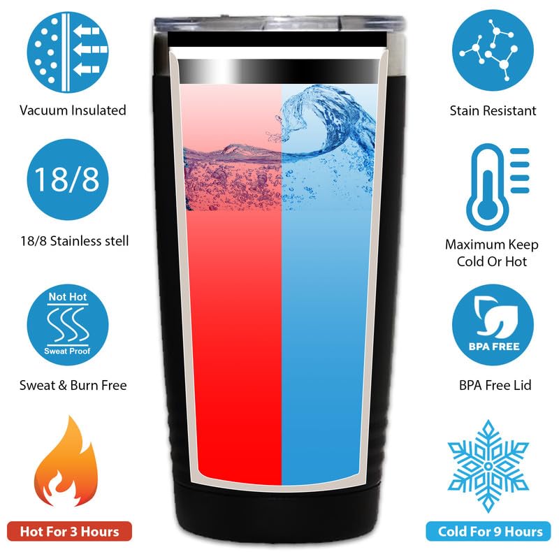 Flairy Land Scuba Diving Tumbler 20oz Coral -My Therapy A - Scuba Diver Instructor Snorkeler Free Diving Swimmer