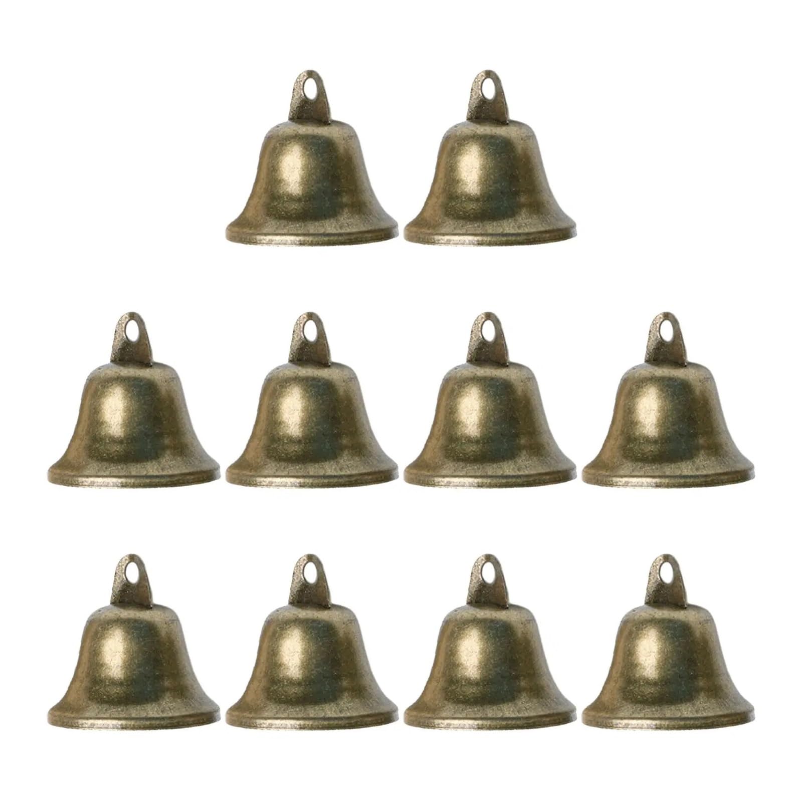 Christmas Bells 50pcs Bell 38Mm Polished Lightweight School Party Christmas Decoration for Christmas Decor