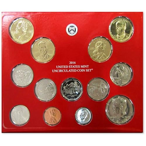 Miniatura 4 de 2016 Uncirculated Coin Set U.S Mint Government Packaging OGP COA