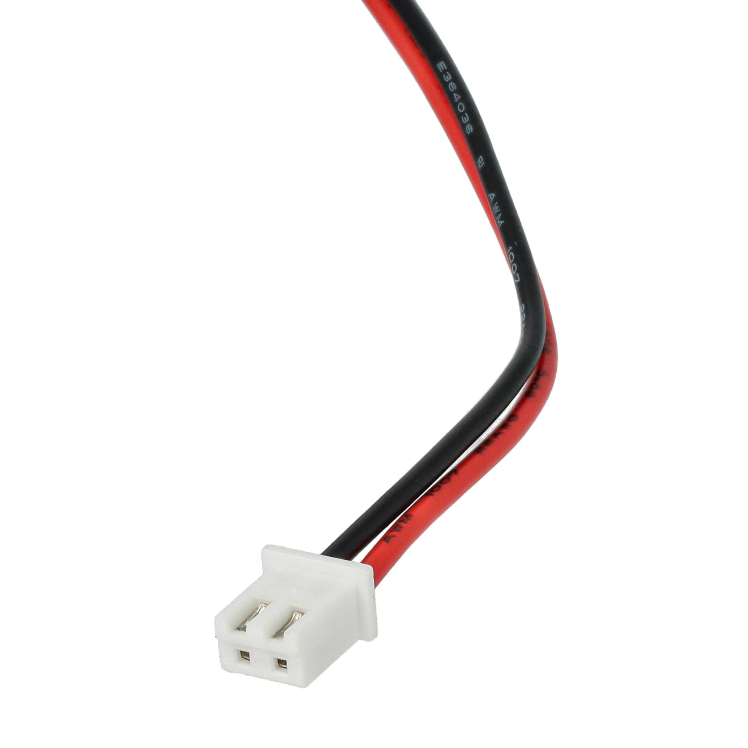 vhbw 5X Batterie Compatible avec Legrand BAEH IP66 ECO1, BAPI, Baes, URA, DBR IP66 ECO1 éclairage d'issue de Secours (2000mAh, 2,4V, NiMH)