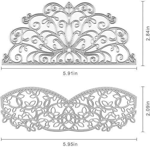 Miniatura 6 de Troqueles de corte de encaje europeos y troquelados de encaje para manualidades, año nuevo, boda, San Valentín, tarjetas de felicitación