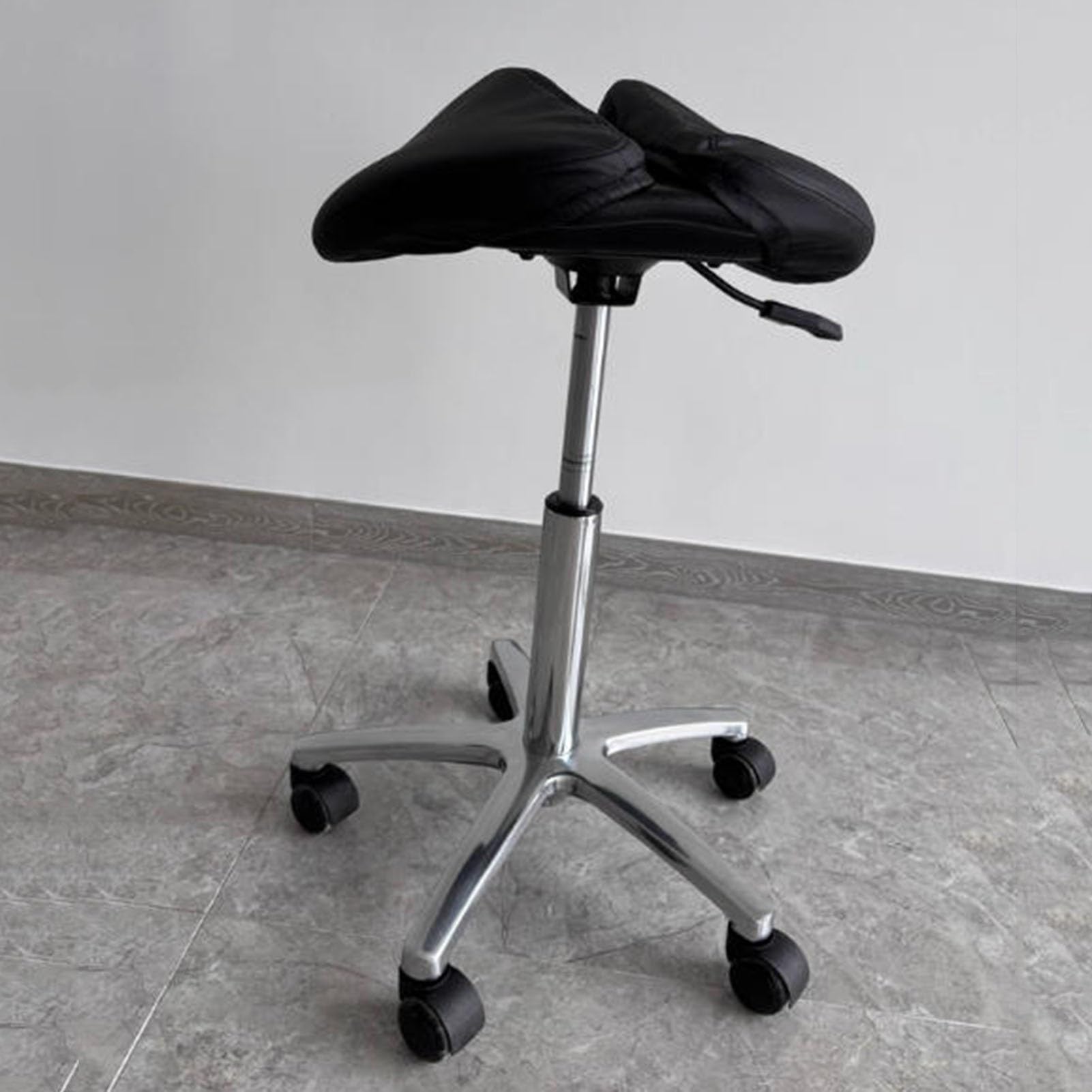 Taburete Giratorio Con Reposapiés De Ruedas,Taburete Rodante Ajustable | Taburete ergonómico con ruedas for artistas del tatuaje Inicio