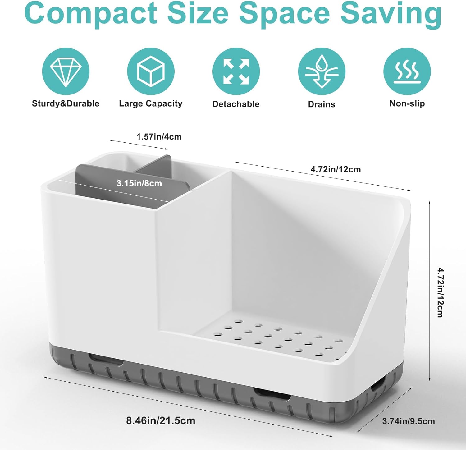 Bathroom Counter Organizer, Bathroom Toothbrush Holders Set, Bathroom Organizers and Storage