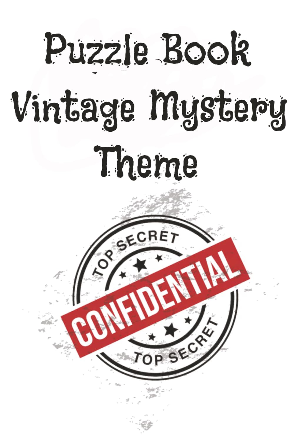 Multi Puzzle book: Vintage Mystery themed | 6x9 inches | Cryptogram | Sudoku | Word Scramble | Mine Finder | Solutions Included |