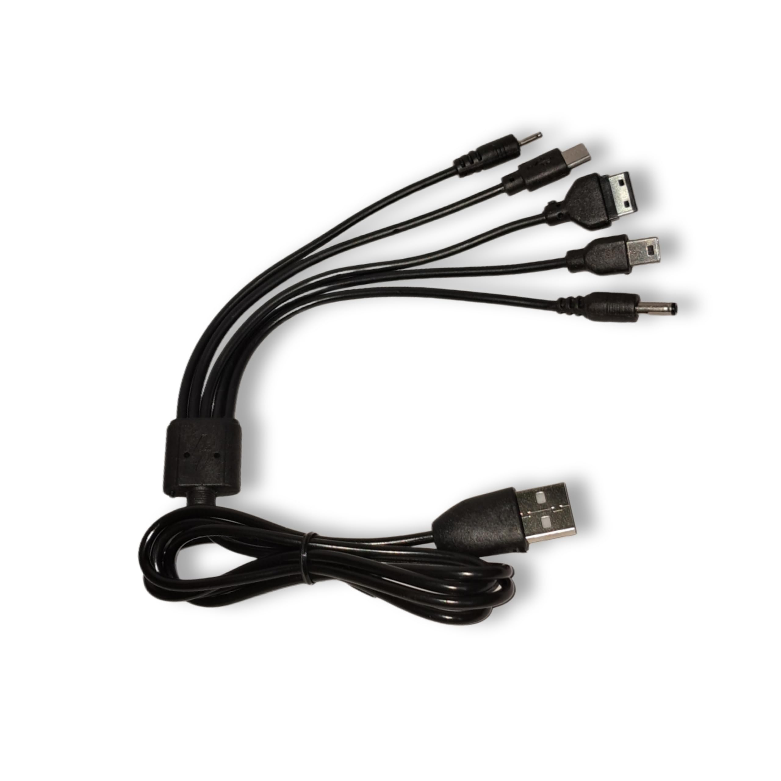 See full amazon price history chart for Navdevi Enterprise 5 in 1 Universal Multi-Pin USB Charging Cable, Travel,Black (3 MONTH WARRANTY) Navdevi Enterprise 5 in 1 Universal Multi-Pin USB Charging Cable, Travel,Black (3 MONTH WARRANTY) (B0CSXLZS16) Amazon Price History, Amazon Price Tracker