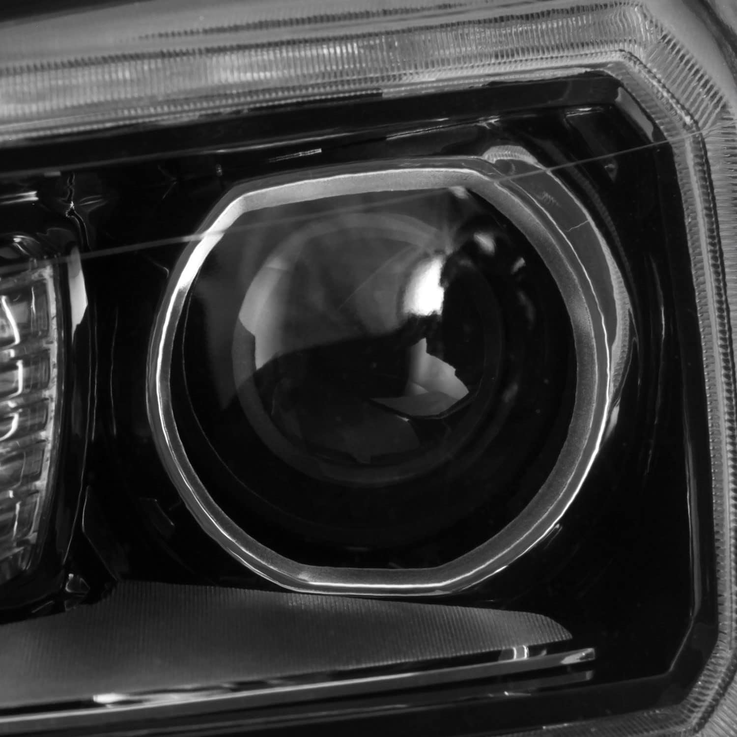 AKKON - Fits 2013-2016 GMC Acadia 2017 Limited [Halogen Model Only] Projector Black Headlight Driver Left Replacement w/ [LED Tube] Parking