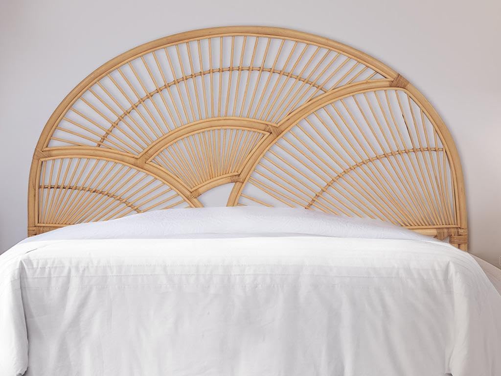 ID Market IDMarket - Tête De Lit Sur Pied Devi 160 Cm Effet Rotin