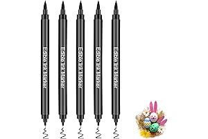 Black Food Safe Marker, 5Pcs Food Coloring Pens Set
