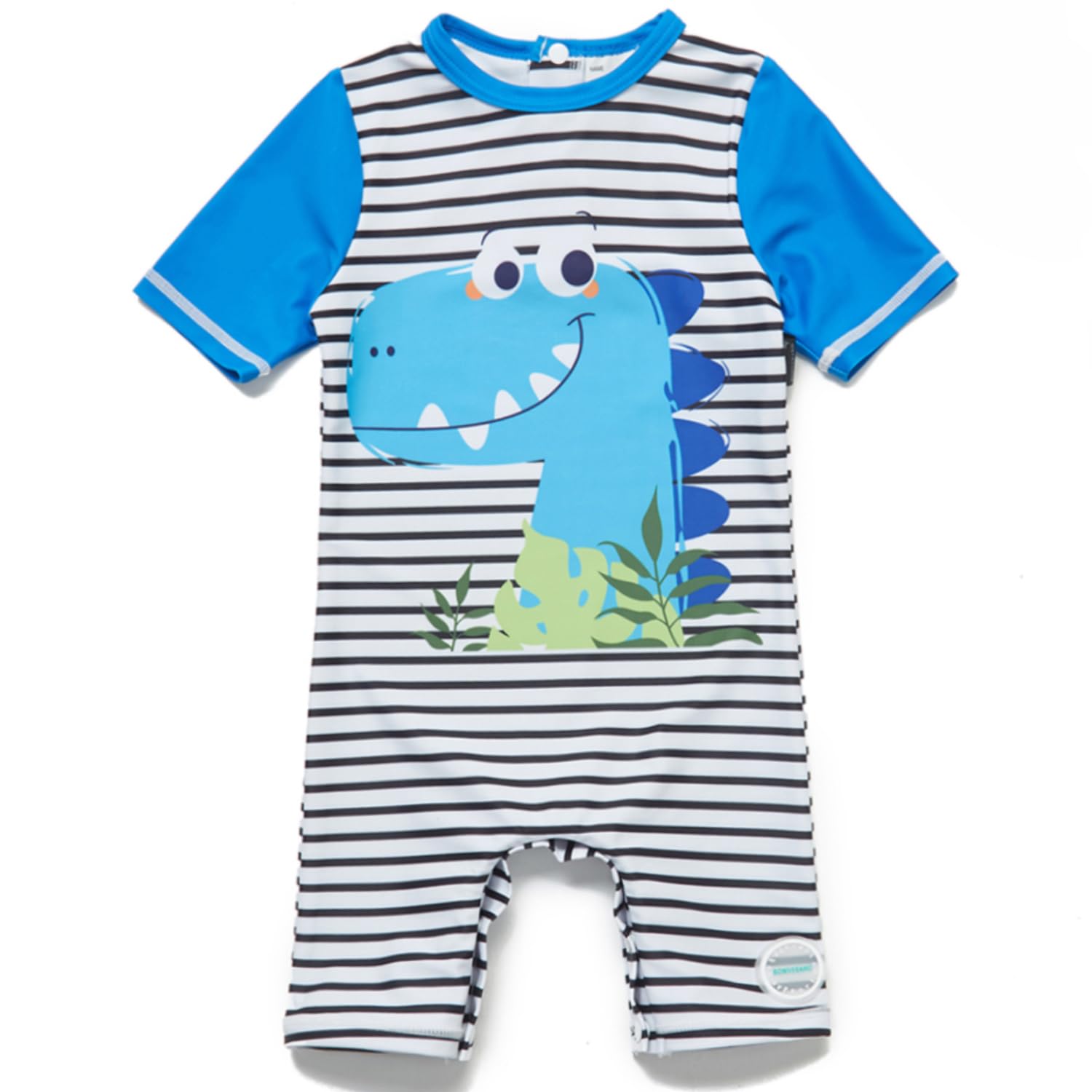 BONVERANO Kleiner Junge Badeanzug EIN Stück Mit Badekappe UV-Schutz 50+