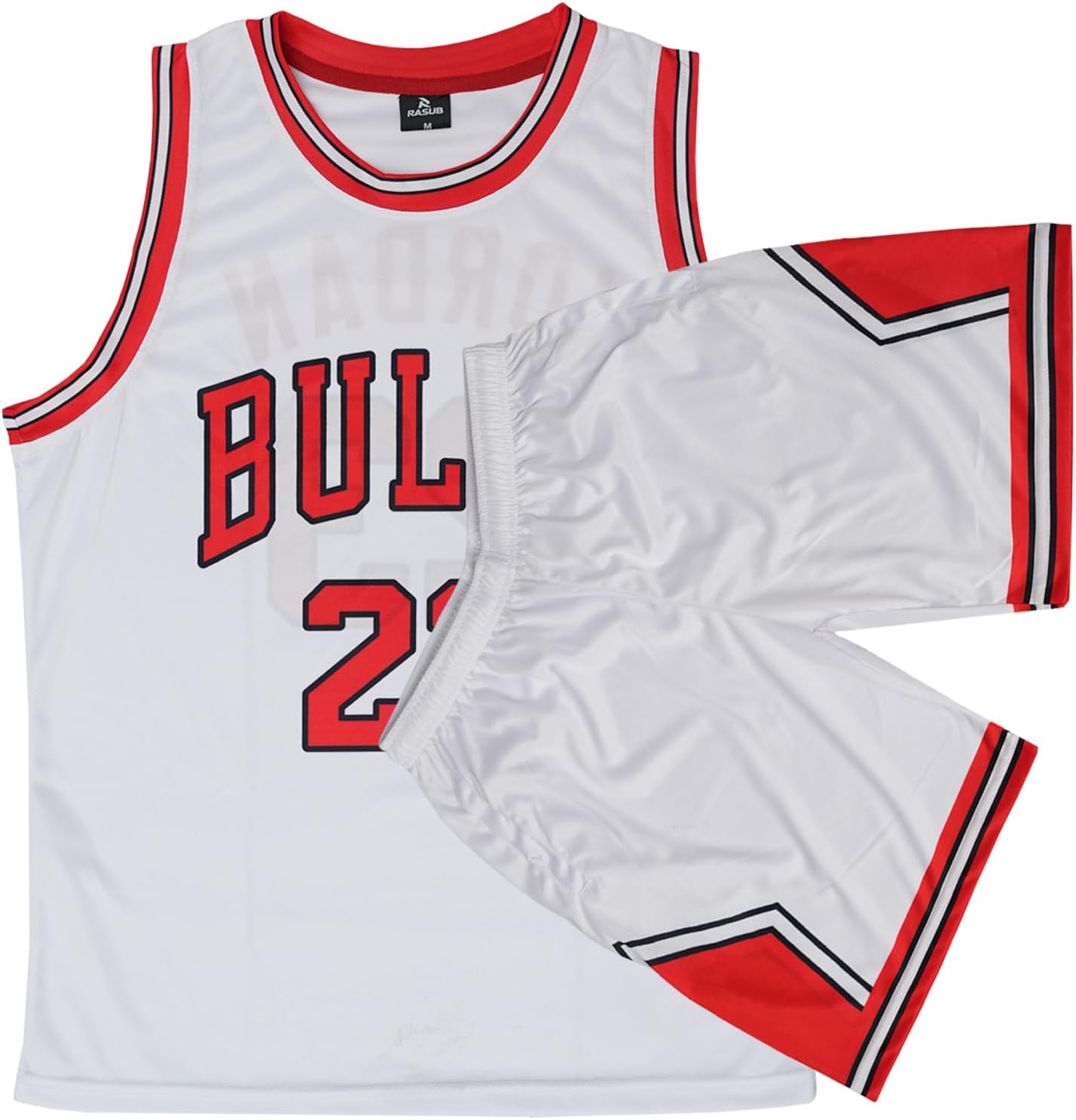 Kids Basketball 2 Piece Kit Youth Basketball Fan Jersey Girls/Boys Shirts & Shorts 2-14 Years Uniform