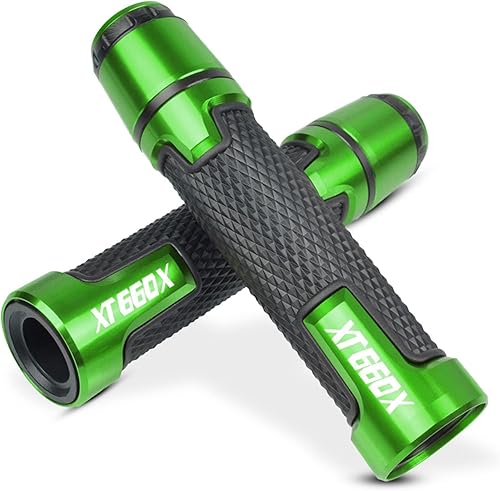 Miniatura 1 de Motorcycle knobs Anti-Skid Scooter Handle Ends Grips Bar Hand Handlebar 78'' 22mm with Logo for Yamaha XT660 XT660R XT660X Tenere XT 660 XT 660X