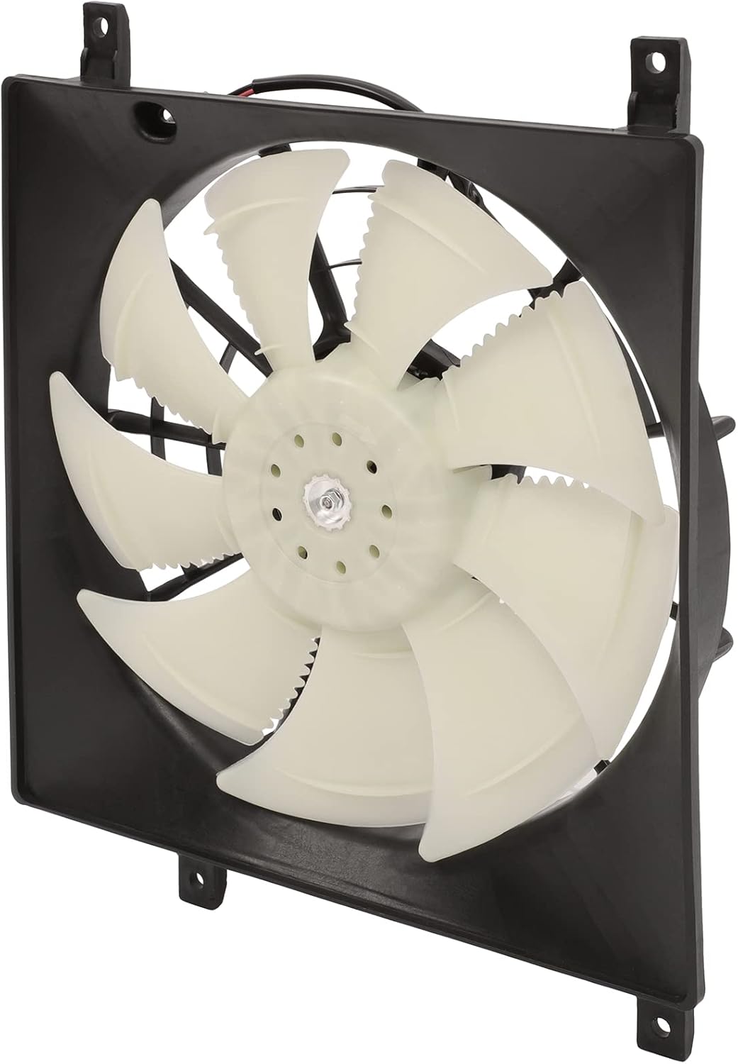 SCITOO Electric A/C Condenser Cooling Fan Assembly, Compatible With 2007-2013 for Suzuki for SX4 2.0L 2012 for Suzuki for SX4 Crossover 2.0L, Car Condenser Replacement Cooling Fans