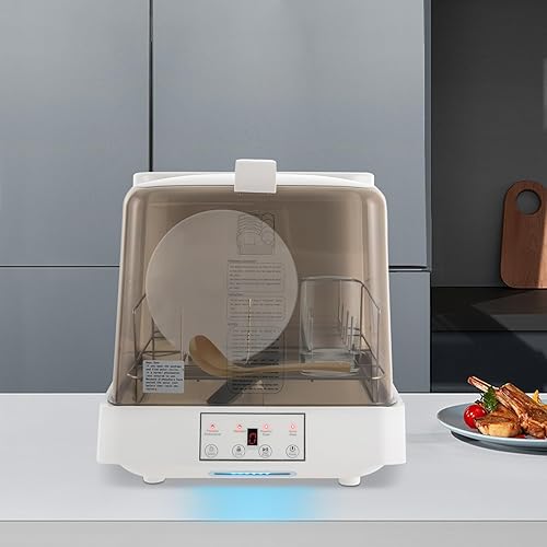 Miniatura 2 de QUEWATSA - Lavavajillas portátil, lavavajillas de encimera, lavavajillas automático con tanque de agua integrado de 5 L profundo para apartamentos,