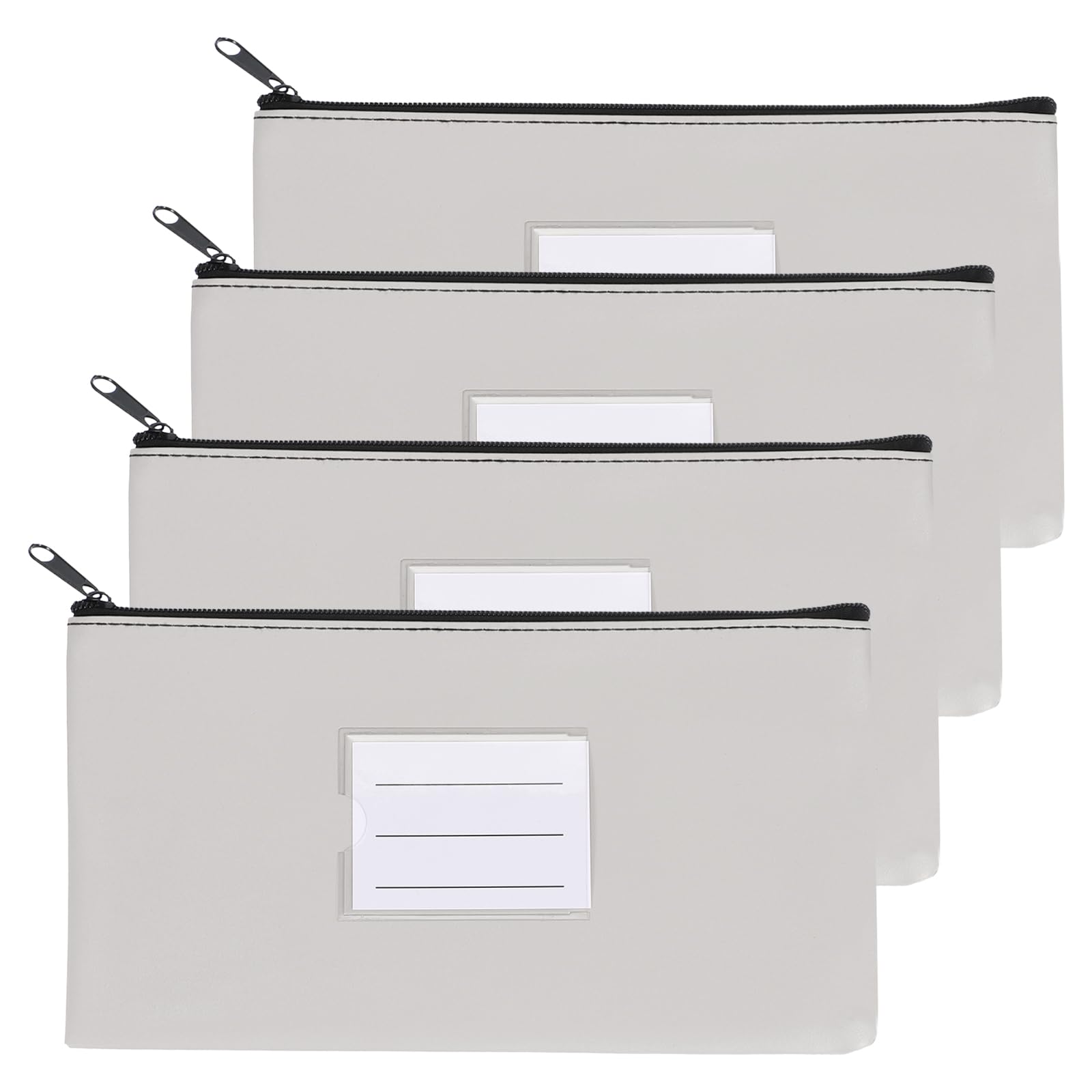 PATIKIL 11x6 Money Bank Deposit Bag with Zipper